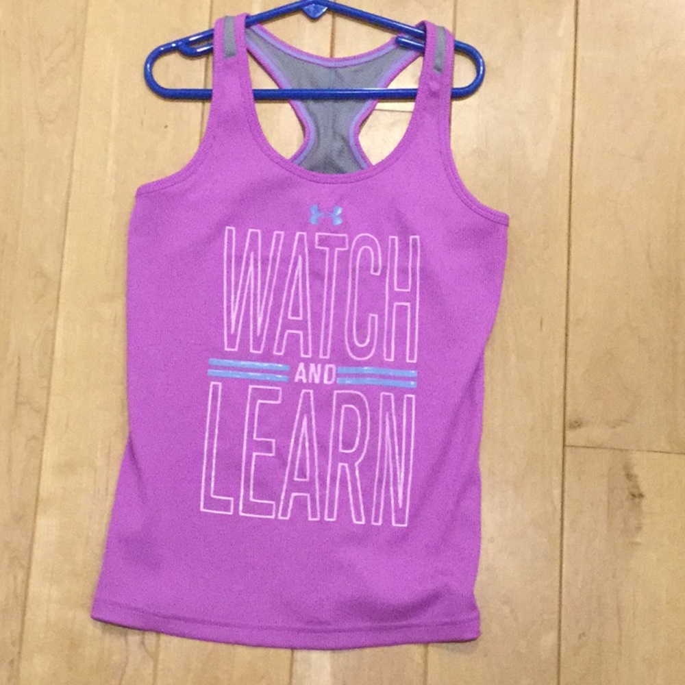 Purple Exercise Tank Top